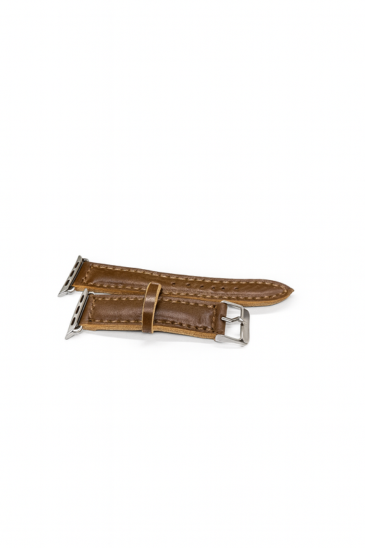 Classic Leather Watch Band (Brown)