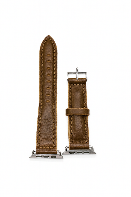 Classic Leather Watch Band (Brown)
